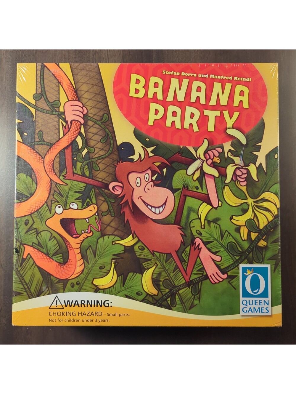 Banana Party Board Game by Queen Games Animal Theme Ages 5+ 2-4 Players-NEW